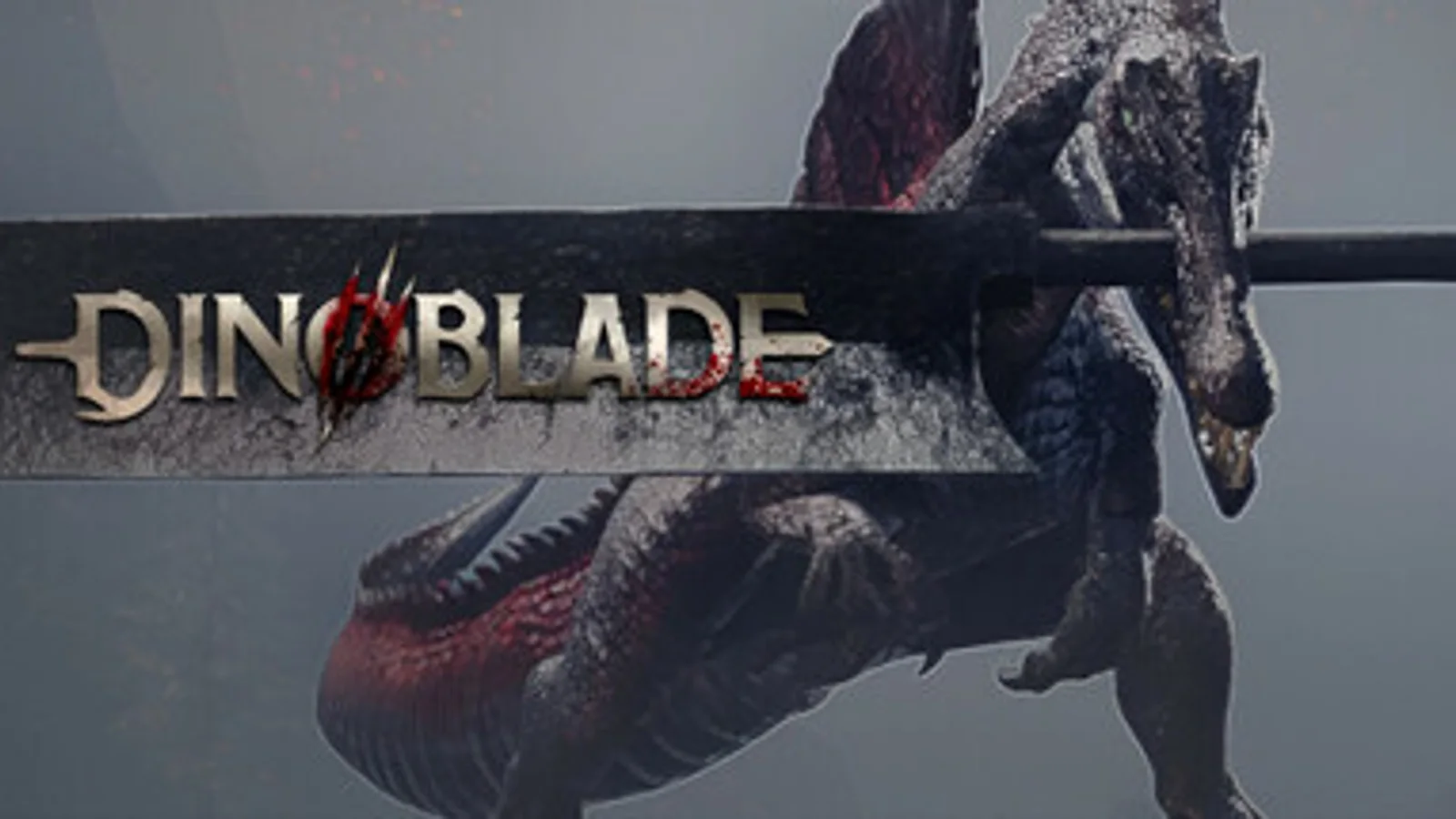 A weapon-wielding dinosaur facing an Alpha in Dinoblade