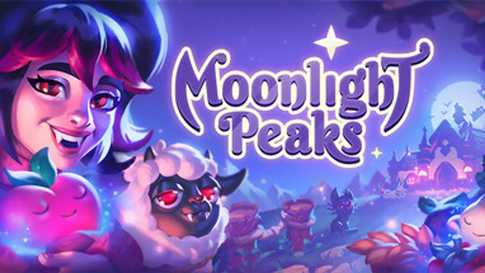 A moonlit supernatural farm scene from Moonlight Peaks