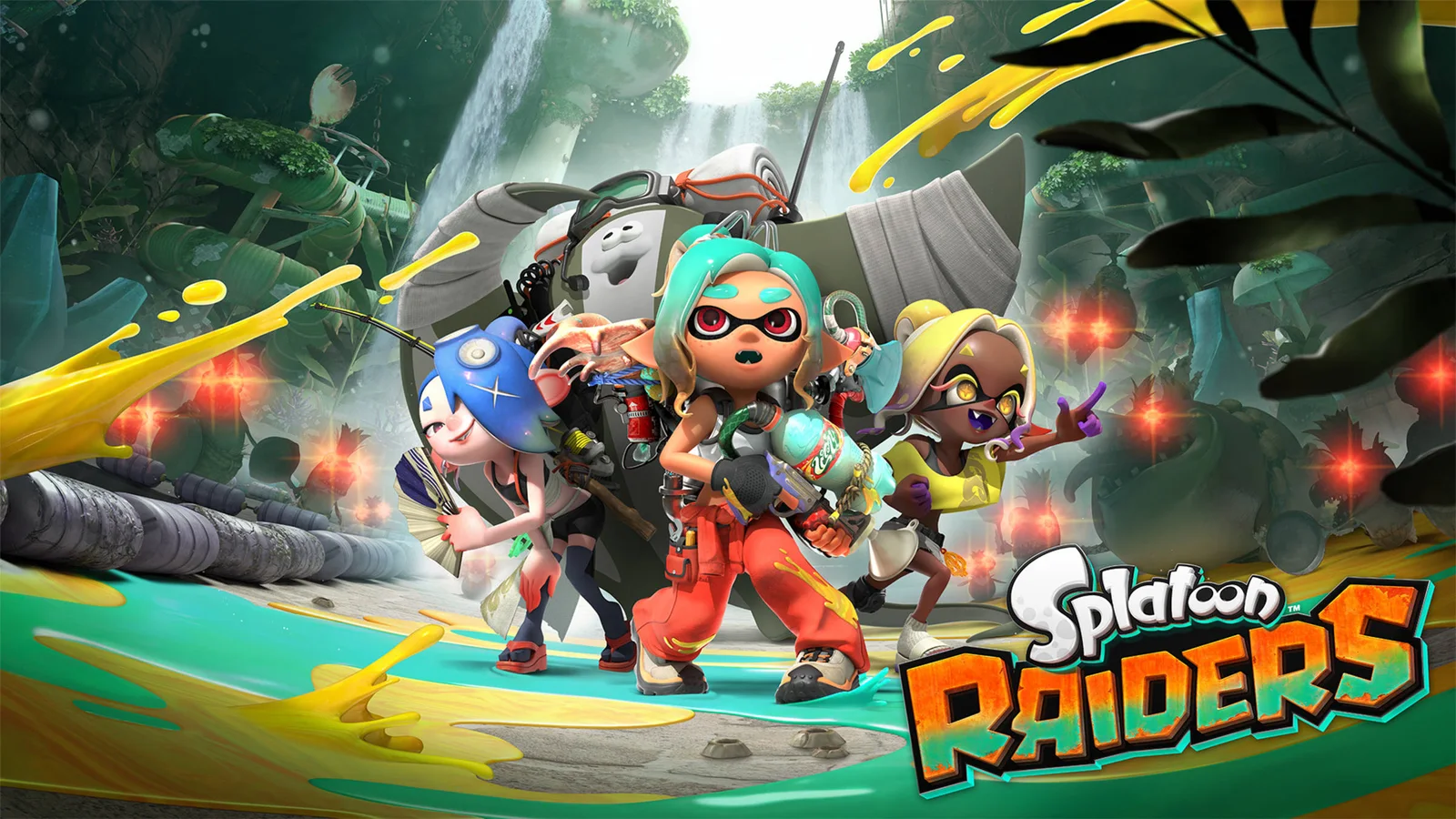 The Mechanic and Deep Cut in official Splatoon Raiders artwork