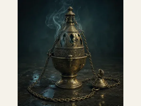 Censer artwork from The Mound: Omen of Cthulhu