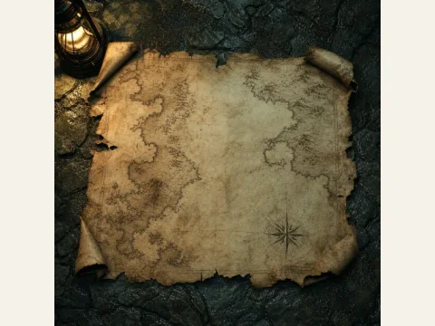 Map artwork from The Mound: Omen of Cthulhu