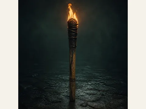 Torch artwork from The Mound: Omen of Cthulhu
