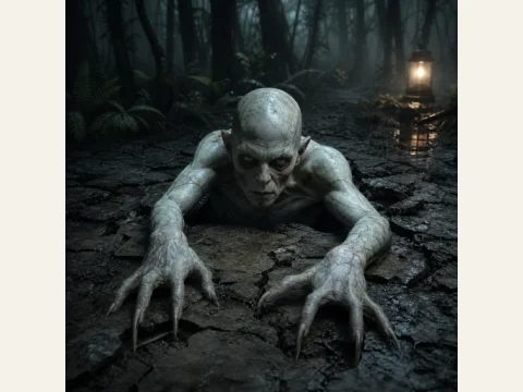 Transmuter artwork from The Mound: Omen of Cthulhu