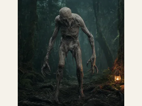 Y'm-bhi artwork from The Mound: Omen of Cthulhu