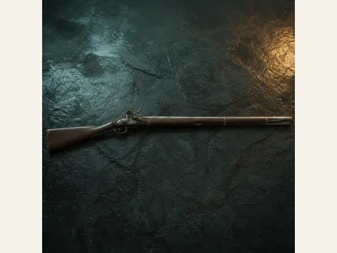 Flintlock Musket artwork from The Mound: Omen of Cthulhu