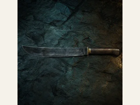 Machete artwork from The Mound: Omen of Cthulhu